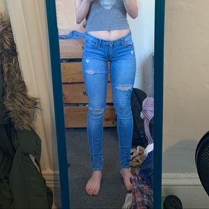 Low rise Hollister jeans